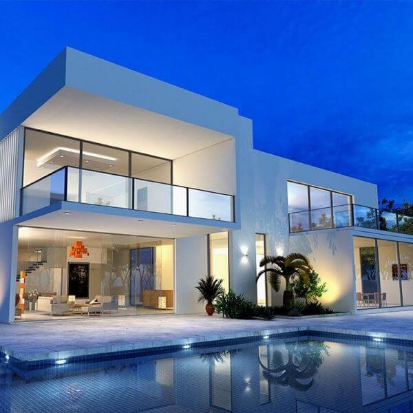 low cost steel frame house for sale